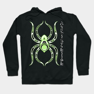 Asabikeshiinh (spider) Agender Pride Hoodie